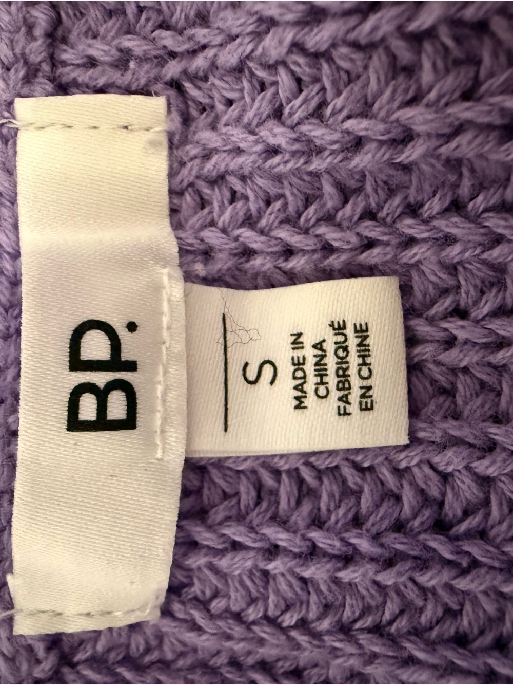 bp Lavender Knit Kids Bottoms - Light Purple Knit